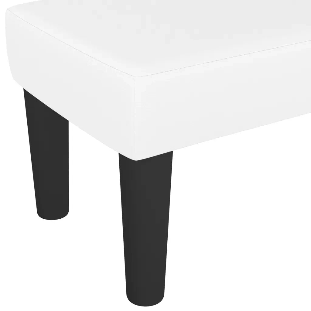 Panca Bianca 100x30x30 cm in Similpelle CFW1812917