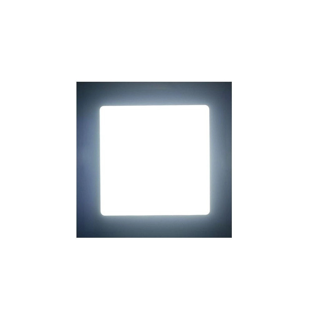 Trade Shop - Plafoniera Faretto Led Quadrato Da Superficie Da 18w Luce Bianco Freddo -