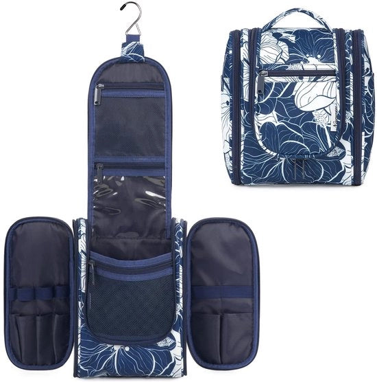 Toilette per Bambine e Bambini - Toilette per Donne e Ragazze (Fiori Blu (Piccola))