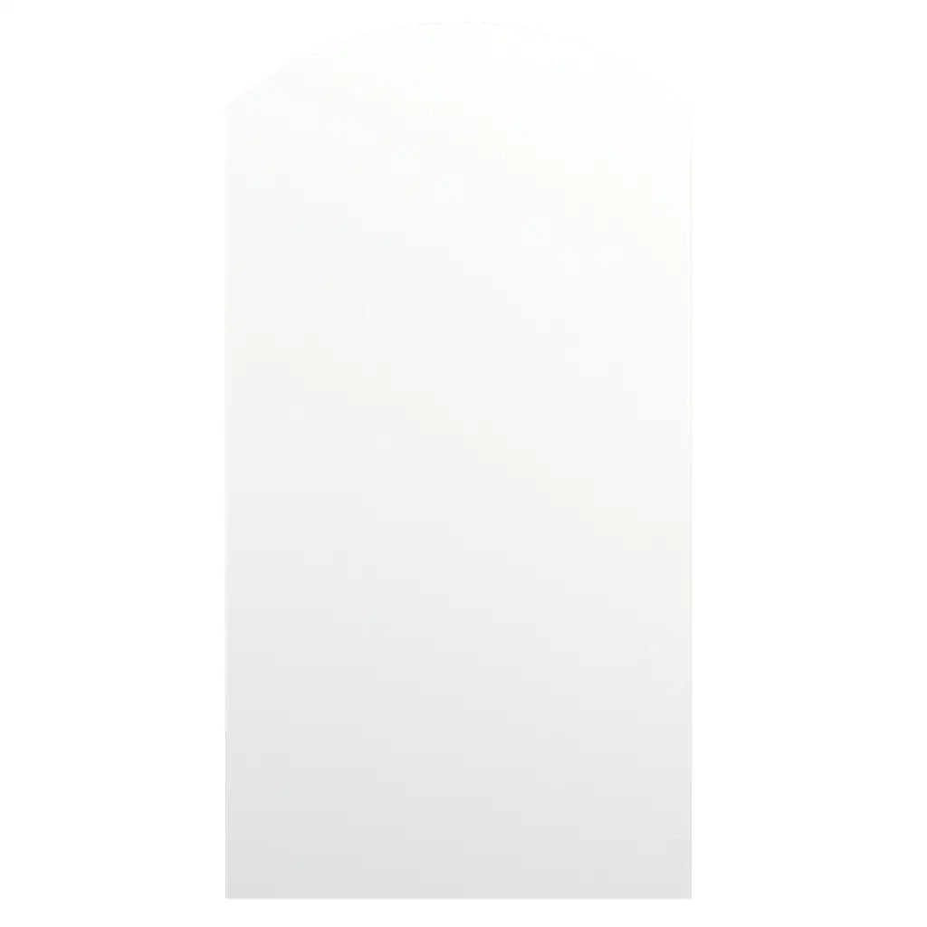 Specchio con Luci LED-Specchio decorativo 90x45 cm Forma ad Arco in Vetro