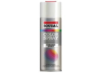 COLOR SPRAY CHROMO EFFECT SMALTO ACRILICO EFFETTO CROMATO SPRAY- - ml.400 - rame (160339) - 6 pezzi SOUDAL