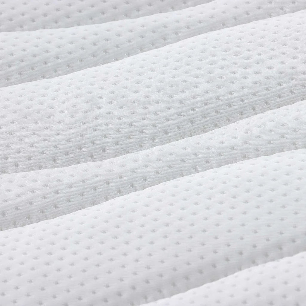 Topper per materasso Bianco 140 x 200 cm Tessuto a maglia CFW4026280