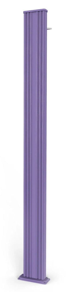 Doccia Solare da Esterno Giardino 30L Miscelatore e Lavapiedi Arkema Spring S Viola