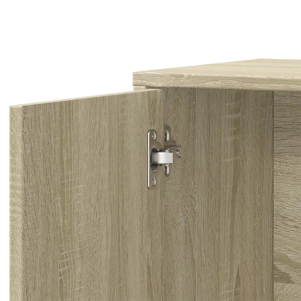 Buffet credenza cassettiera armadio mobile contenitore organizer per cucina soggiorno salotti set di 2 Sonoma 60 x 31 x 70 cm in legno ingegnerizzato marrone 02_0036817