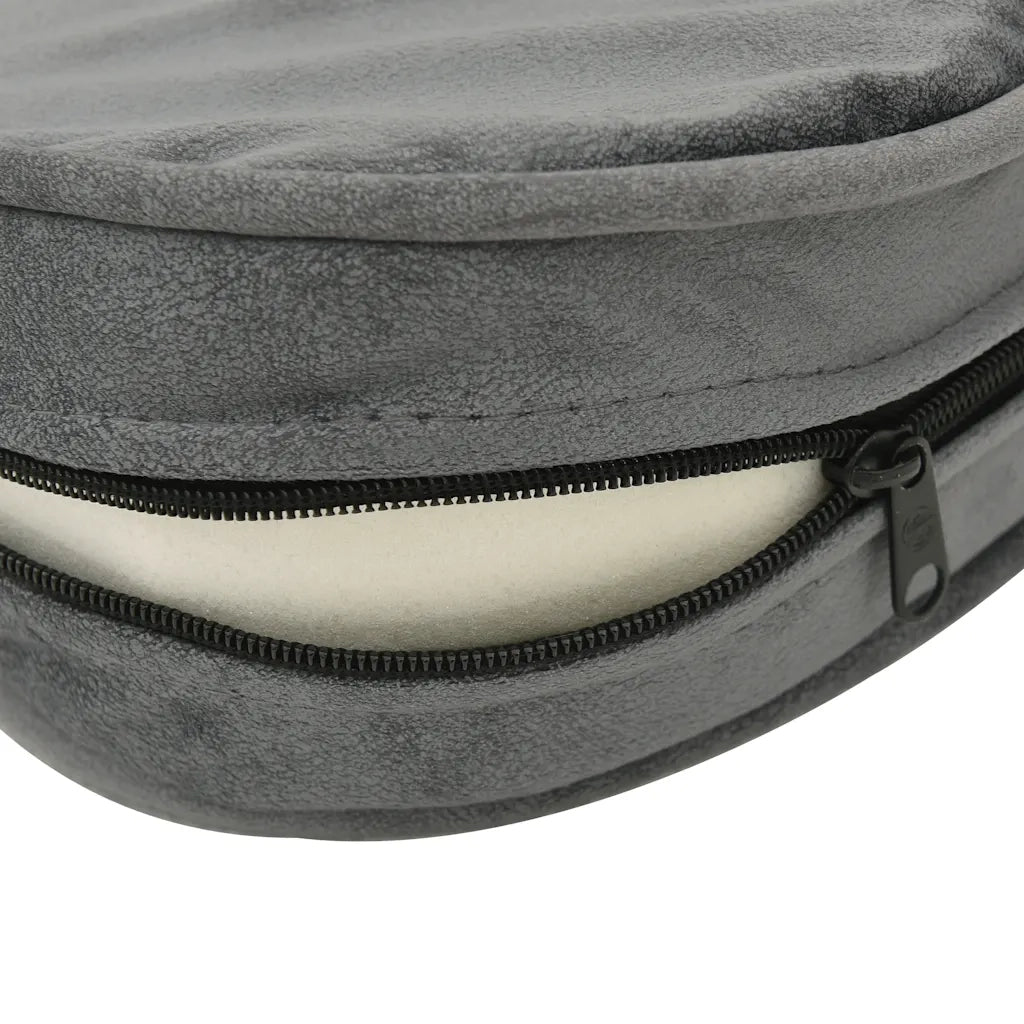 Divano per Cani Grigio 48x48x32 cm in Peluche e Similpelle CFW2662364