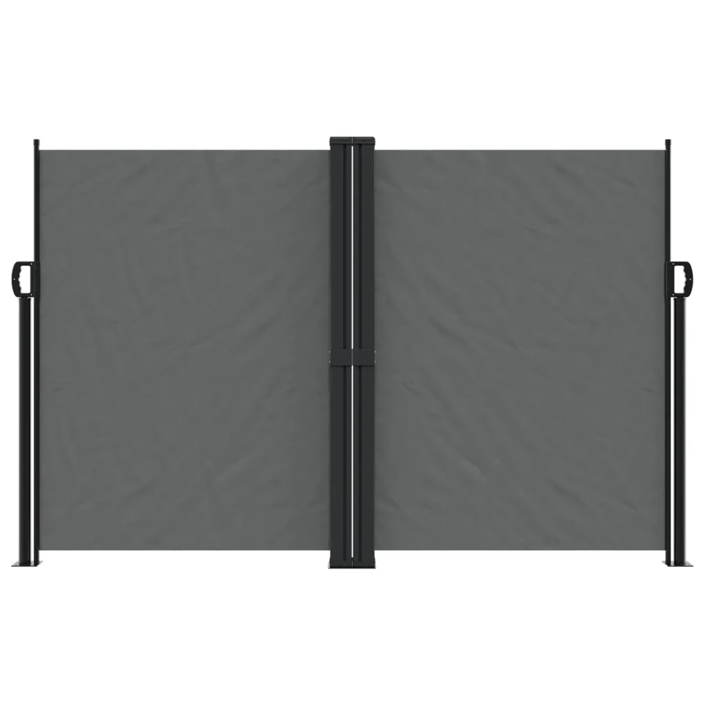 Tenda da Sole Laterale Retrattile-Tenda parasole per balcone Antracite 160x1000 cm