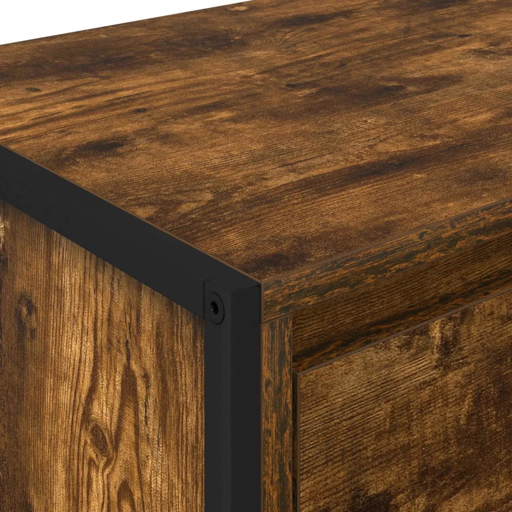 Comodino Quercia Fumosa 39,5 x 30 x 50 cm Legno multistrato