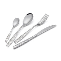 Servizio Set di Posate 24 pezzi in Acciaio Inox Eme Elevene Exa