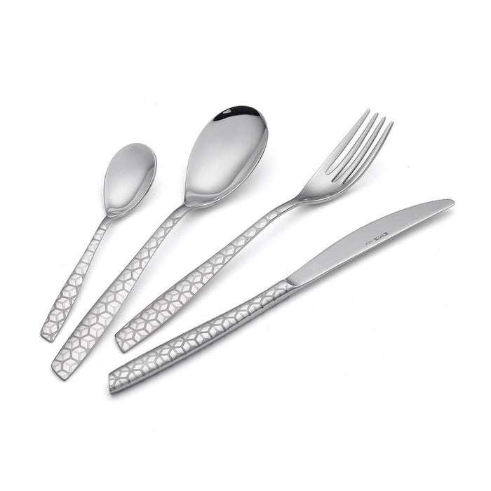 Servizio Set di Posate 24 pezzi in Acciaio Inox Eme Elevene Exa