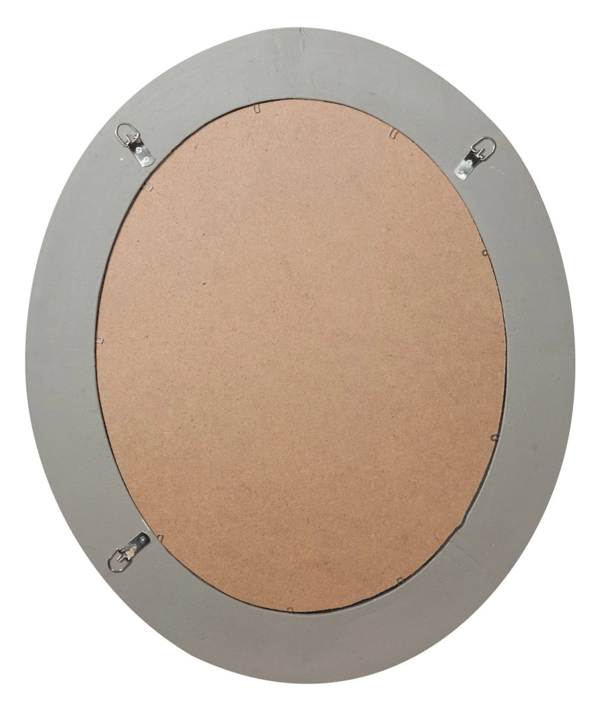Biscottini Specchiera da appendere verticale/orizzontale L54xPR4xH64 cm finitura grigio anticato.