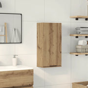 vidaXL Mobile da Bagno a Parete Rovere Artigianale 32x20x67 cm