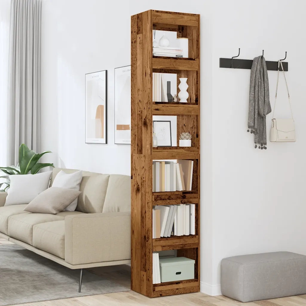 Libreria/Divisorio Legno Antico 40x30x198 cm 856812