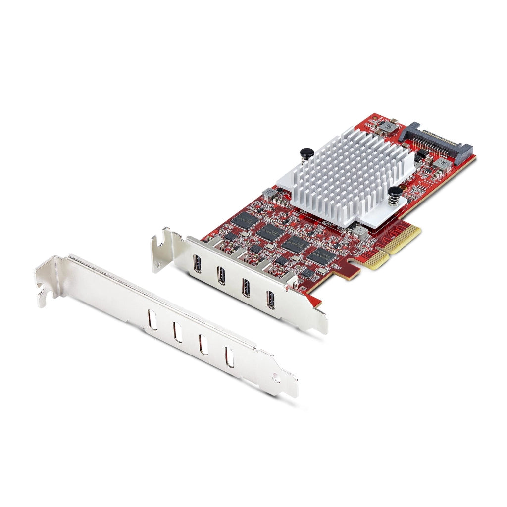 Scheda pcie usb-c 4 porte 10gb - P10Q4C-USB-CARD-LP