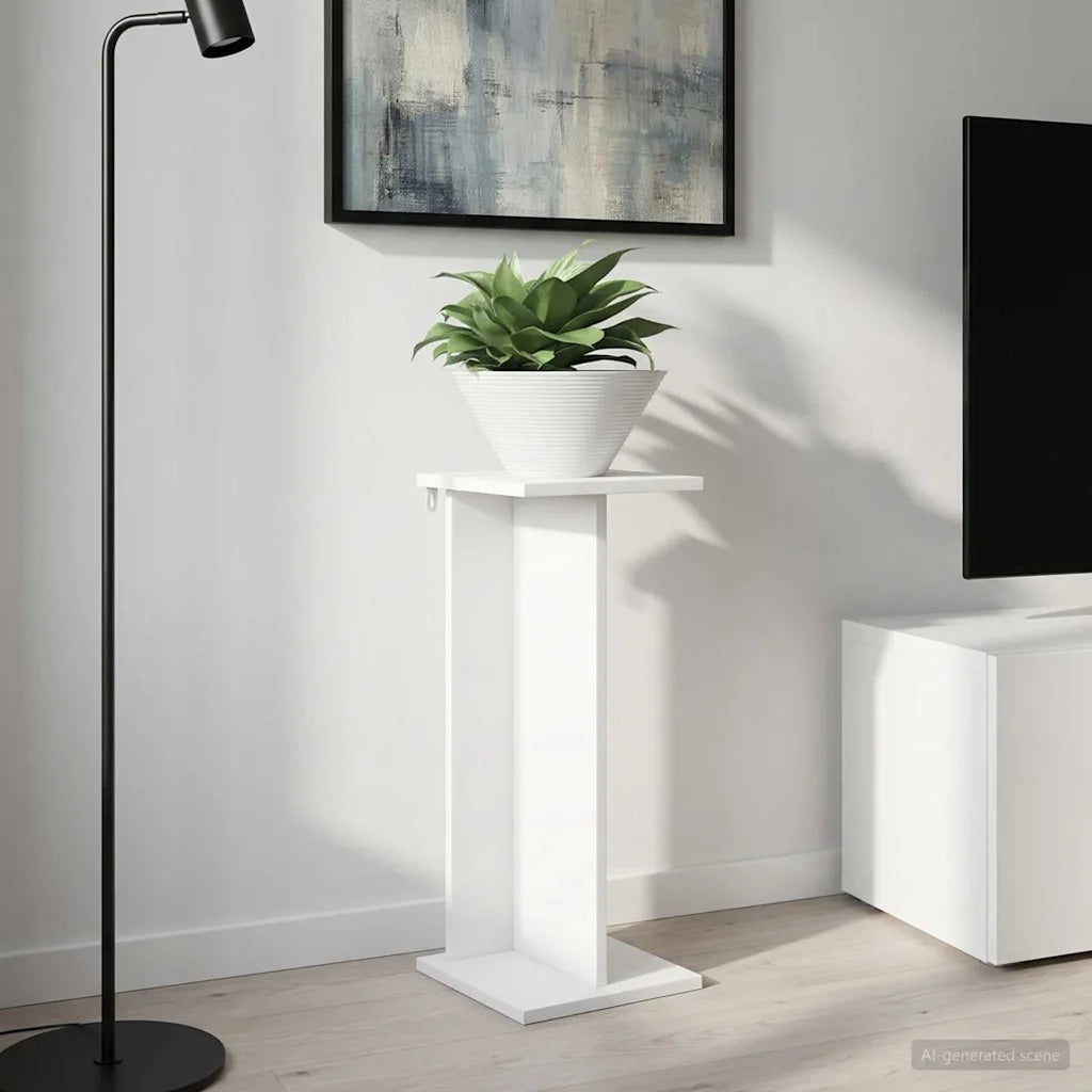 Supporto per piante Bianco 25 x 25,5 x 60,5 cm 899658