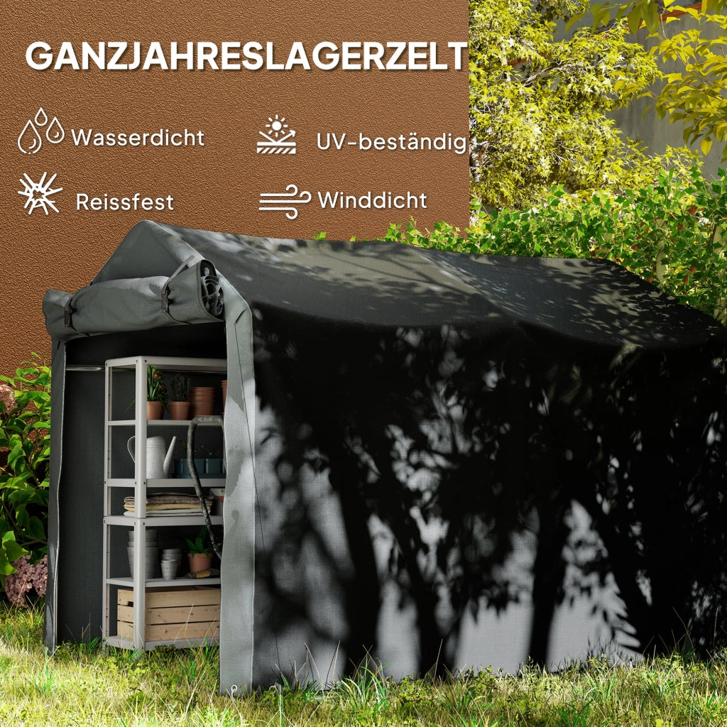 Tenda Garage ¨C zephmum ¨C Nero 220x157x165 cm