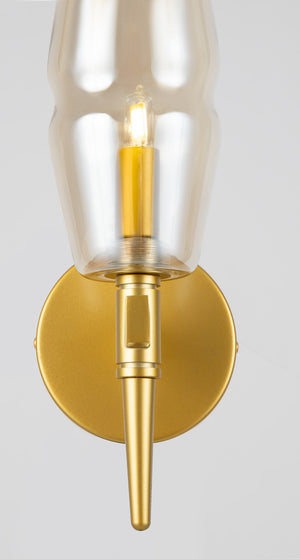 Lampada da parete House in Metallo Lita Opaco Oro