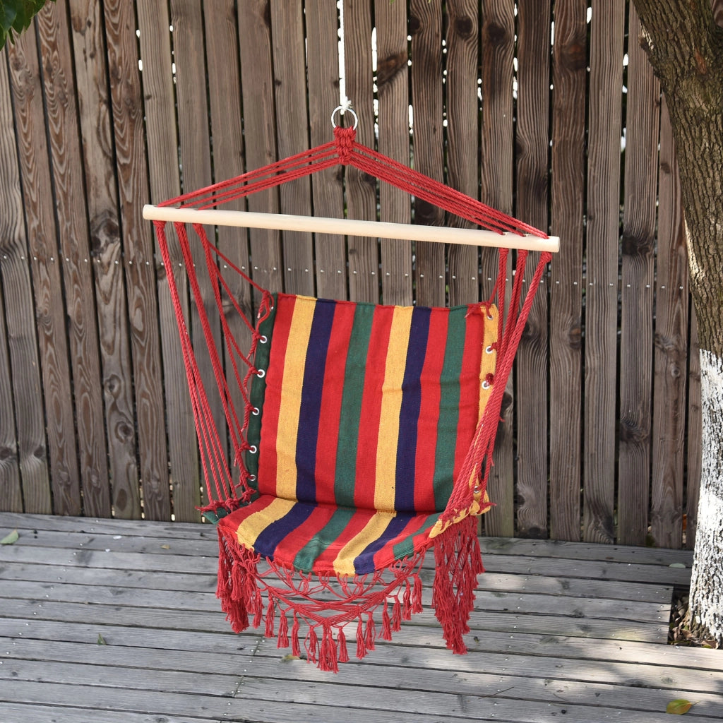 Sedia Amaca Sospesa ¨C Xylo ¨C Tessuto Cotone Poliestere Multicolore 100x60x100 cm Carico 100 kg