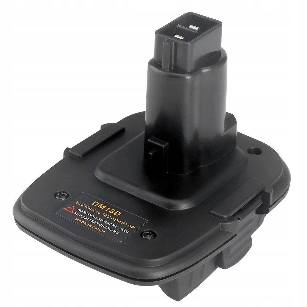 Adattatore per Batterie Dewalt e Milwaukee 18V DM18D – Compatibile con Utensili Dewalt 18V | Facile Montaggio