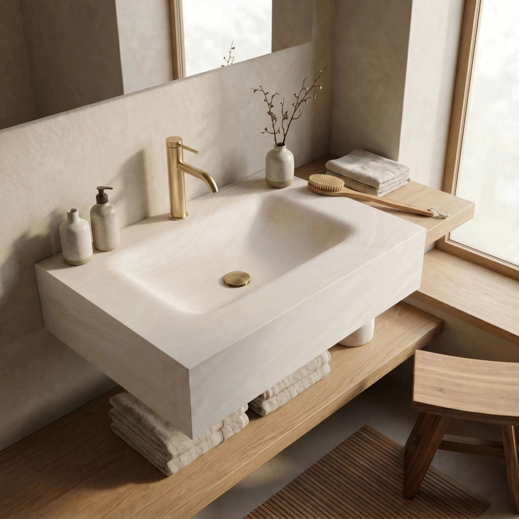 Lavabo Sospeso Rea Apollo Gran Cloud Sky 80