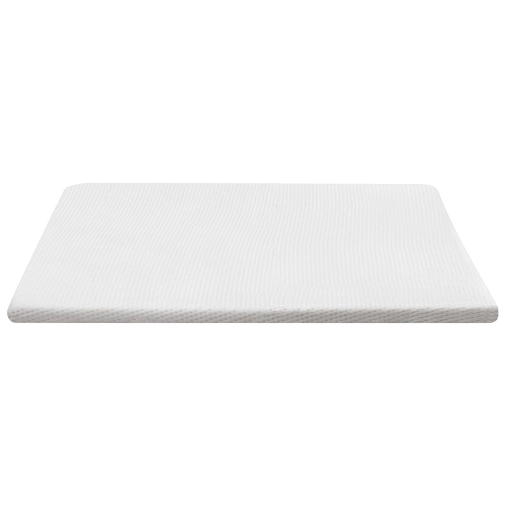 Coprimaterasso in schiuma bianca 180 x 200 cm comfort morbidezza