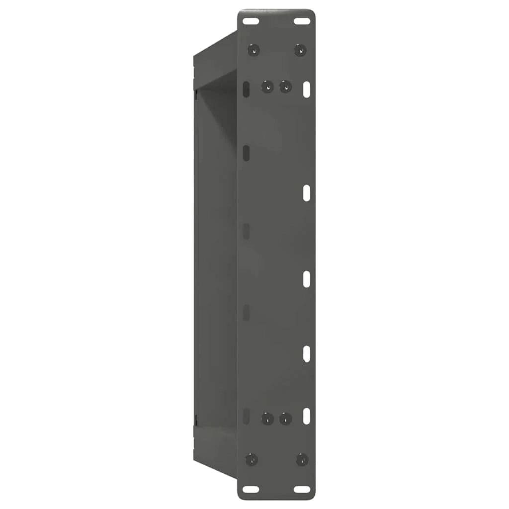 Set di 2 gambe funzionali per tavolino da caffè a forma di U 50 x 30 x 31 cm in acciaio antracite 02_0057031