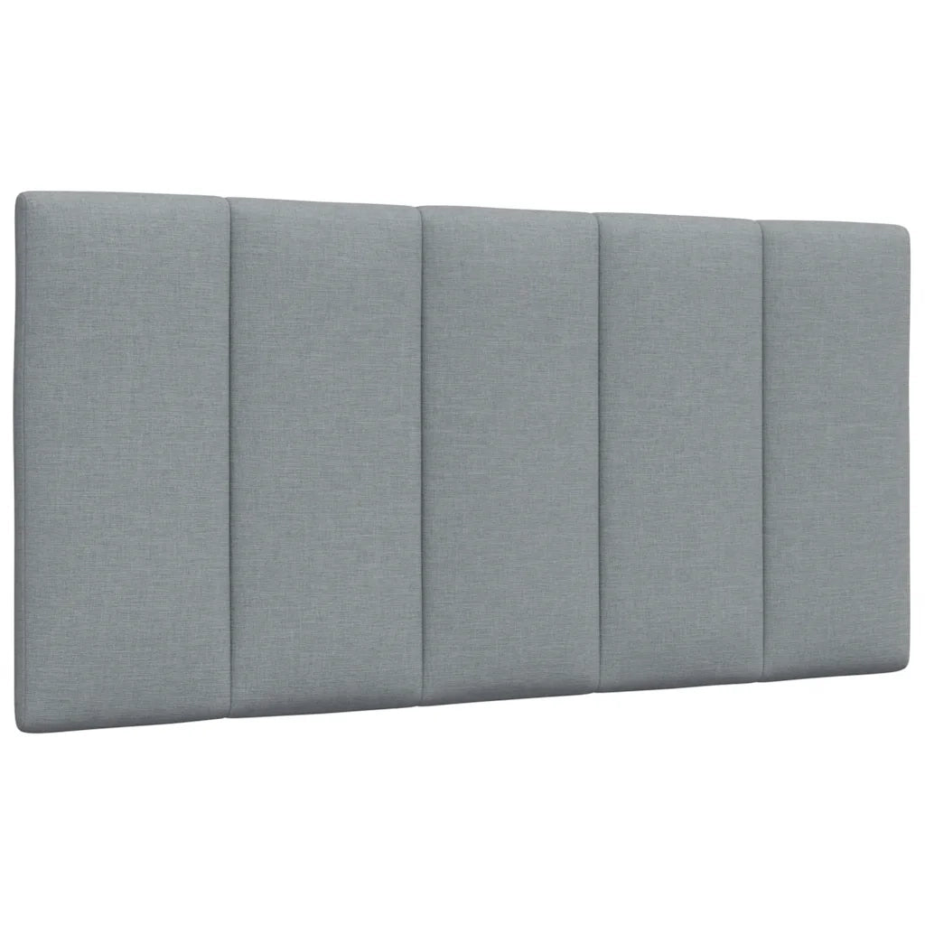 Letto con Materasso Hanko Grigio Chiaro 100x200 cm in Tessuto 3310510