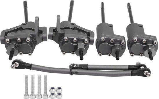 Portale per auto RC compatibile con SCX10 II - Alette di guida - Altezza di corsa 11 mm