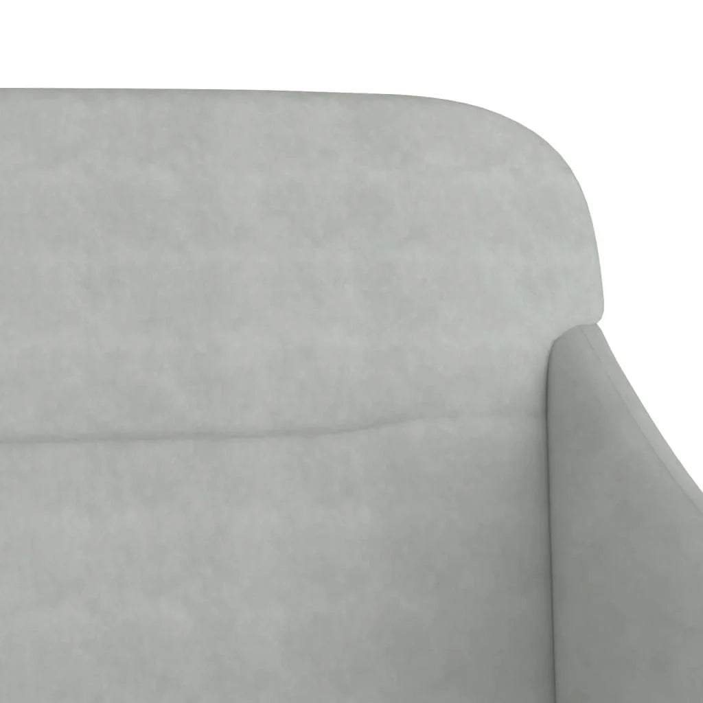 Panca/panca 110 x 76 x 80 cm velluto grigio chiaro 02_0010643