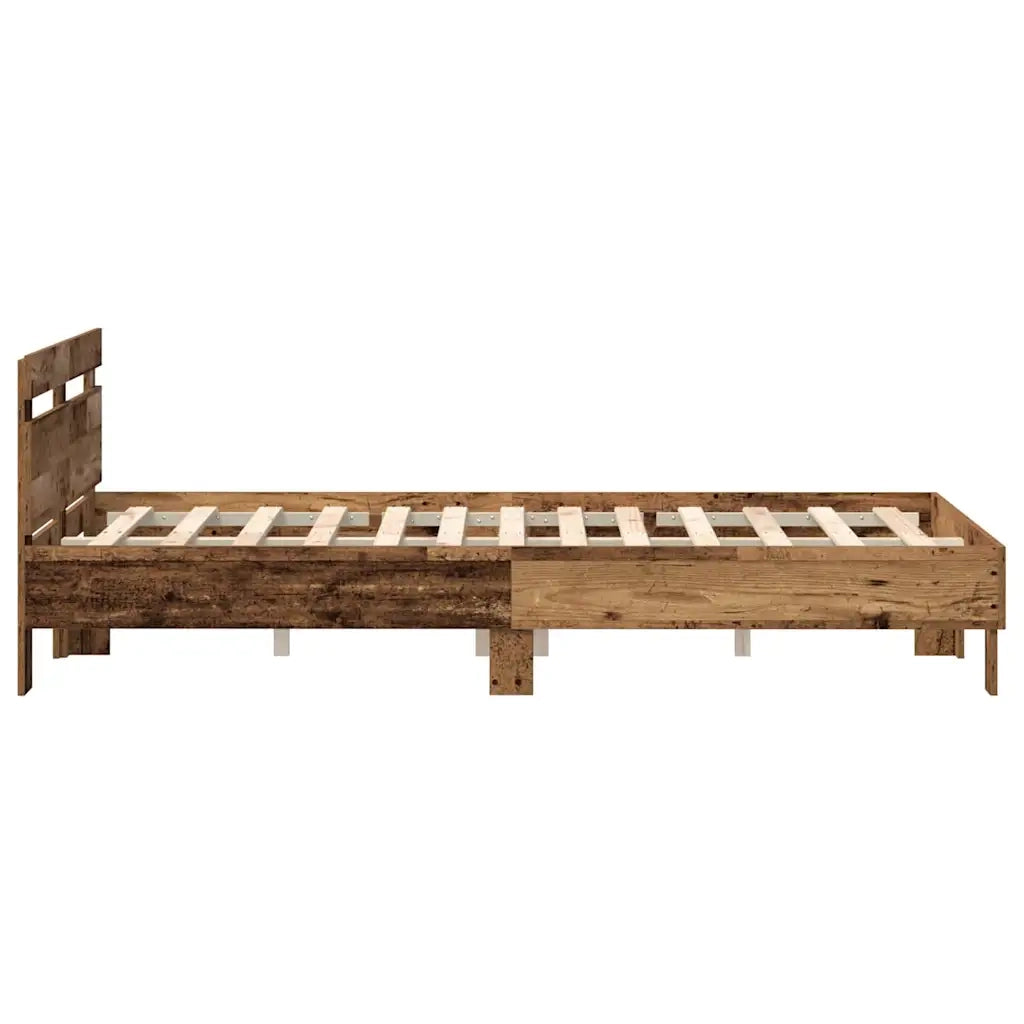 Struttura del letto con testiera Legno vecchio 120 x 200 cm 3333948