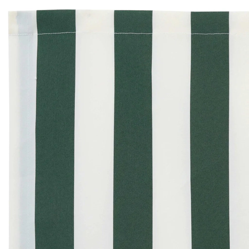 Telo di ricambio per tenda da sole Verde e Bianco 280 x 245 cm 42000656
