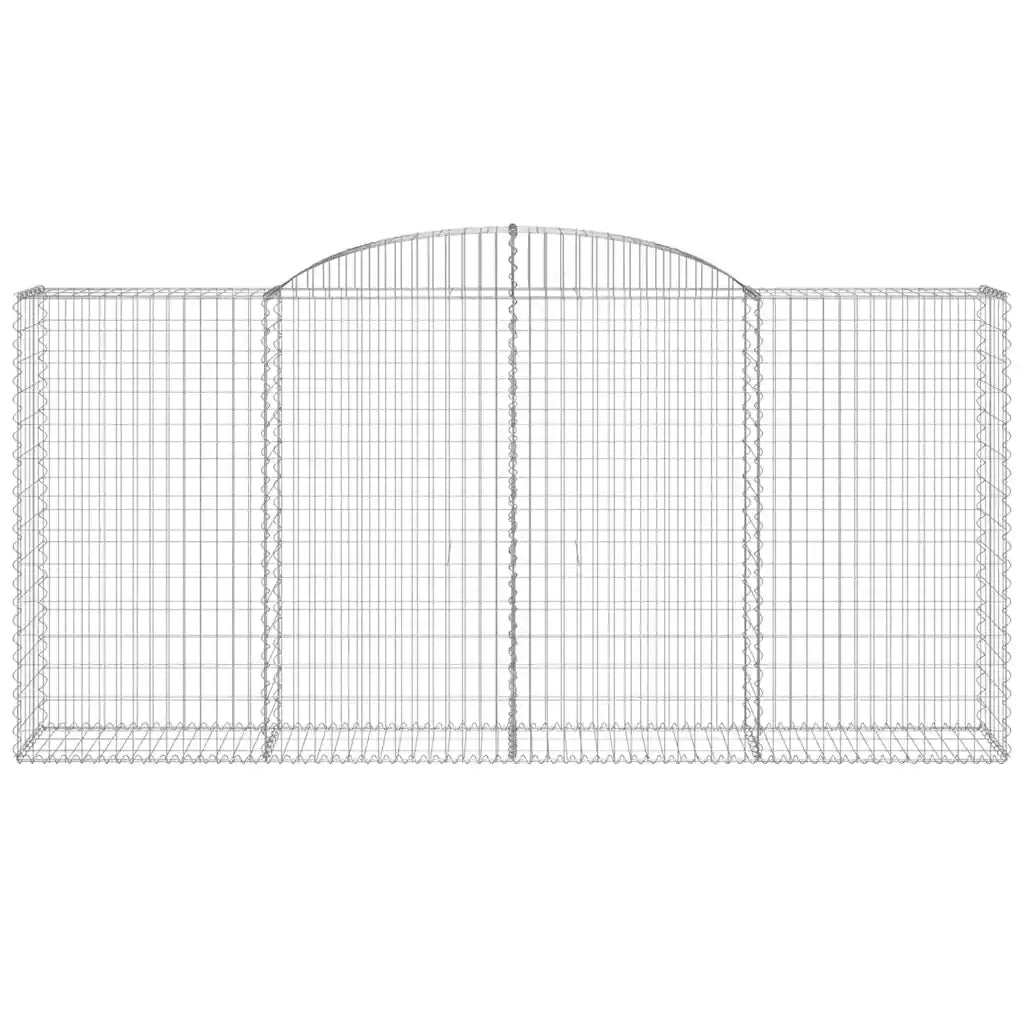 Cesti Gabbioni ad Arco 13 pz 300x50x140/160 cm Ferro Zincato 3146748
