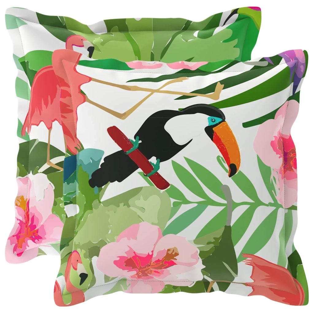 Cuscino con cuscino HOUTEN 2 pz Multicolore Poliestere 932599