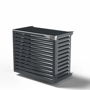 Copri Condizionatore 115x95x67 cm in Alluminio a Parete Big Blade XL Antracite
