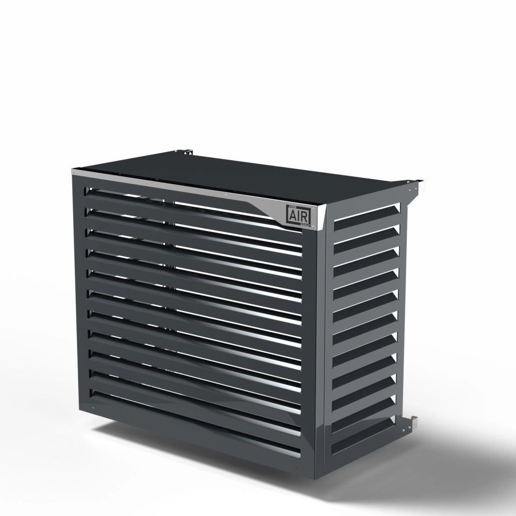 Copri Condizionatore 115x95x67 cm in Alluminio a Parete Big Blade XL Antracite