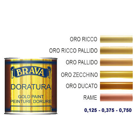 Vernice doratura ducato ml 125 brava