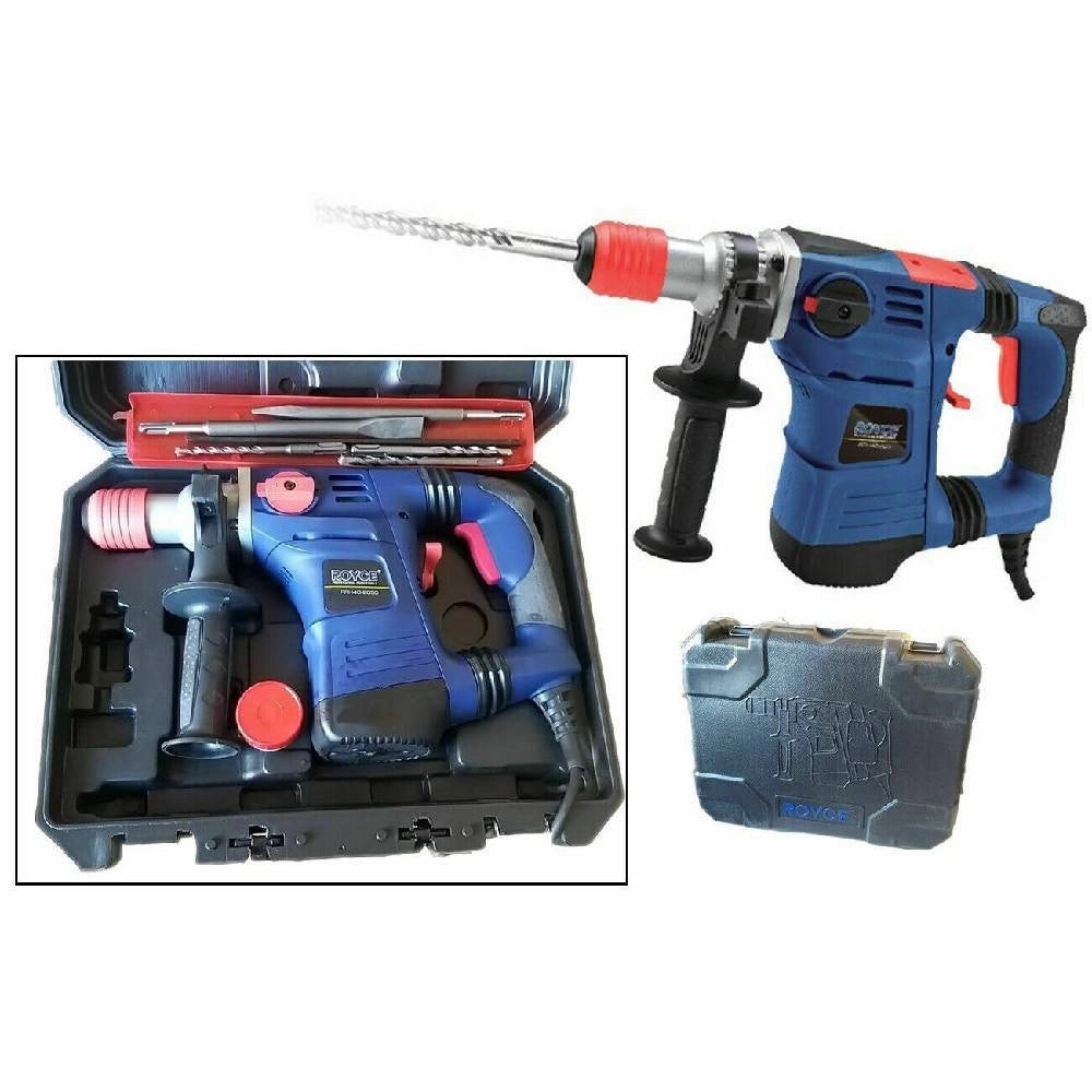 Trade Shop - Trapano Scalpellatore Martello Demolitore 2050w 40mm Tassellatore 5 Accessori -