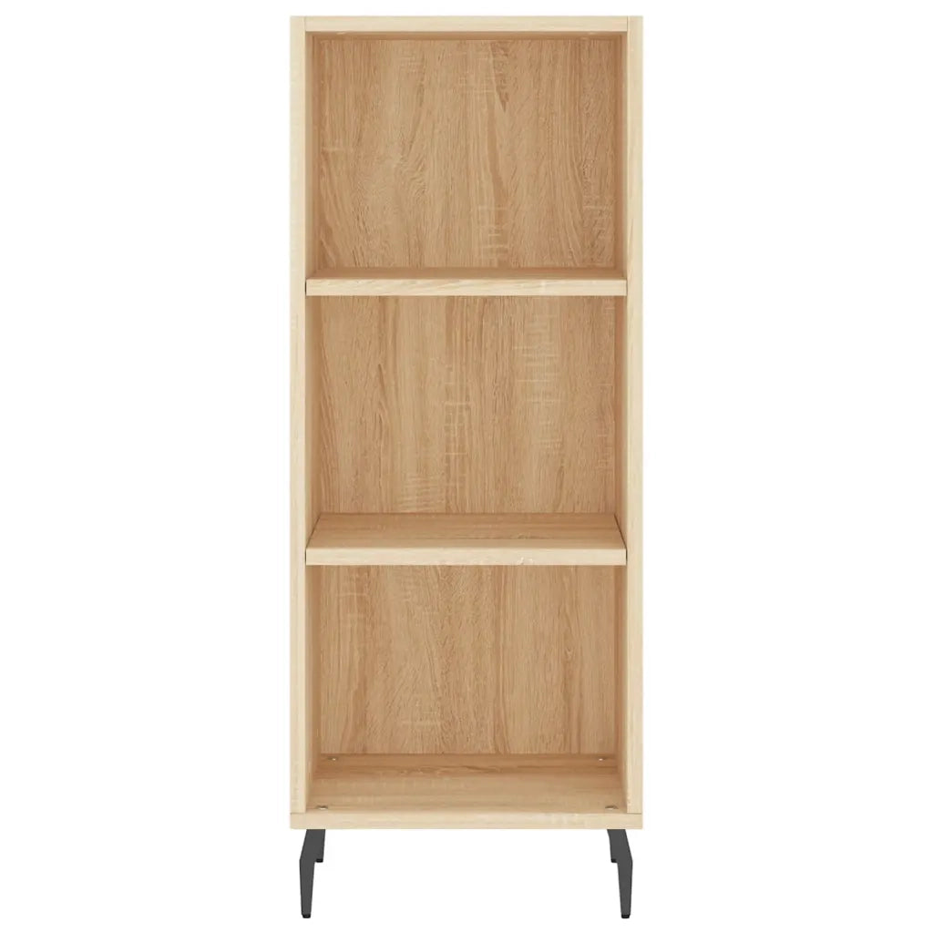 Credenza-Buffet-Armadio da cucina Rovere Sonoma 34,5x34x180 cm in Legno Multistrato 676784
