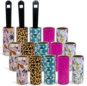 Kit di aspirazione a rulli 15 rulli - 300 fogli - efficace contro peli di gatto e cane - dispenser ergonomiche - per abbigliamento e mobili - aspirapolvere a rulli