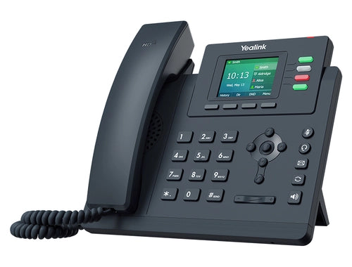 Yealink telefono voip 2xlan gigabit poe, audio hd opus, display a colori, 1xrj9, 2 linee sip - SIP-T33G