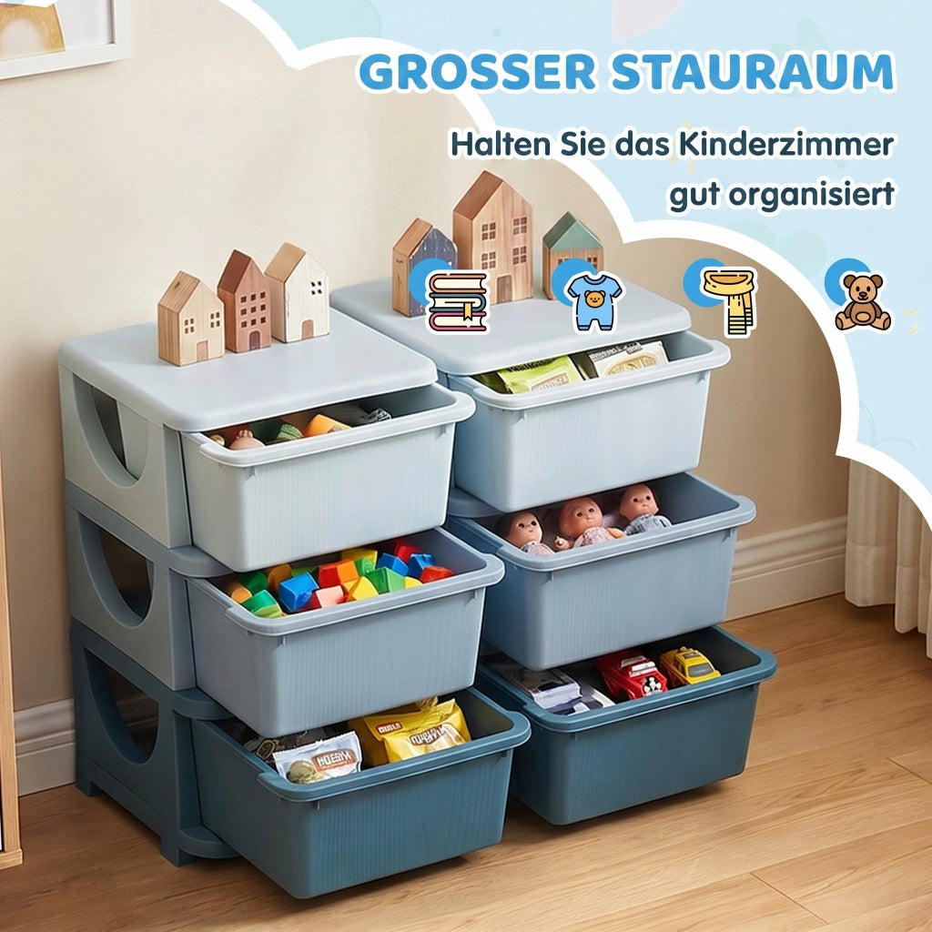 Cassettiera Bambini 3 Cassetti ¨C Xylo ¨C Blu Mobile Cameretta