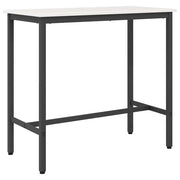 tavolo Bianco 100 x 50 x 91 cm Legno ingegnerizzato e acciaio CFW1944432