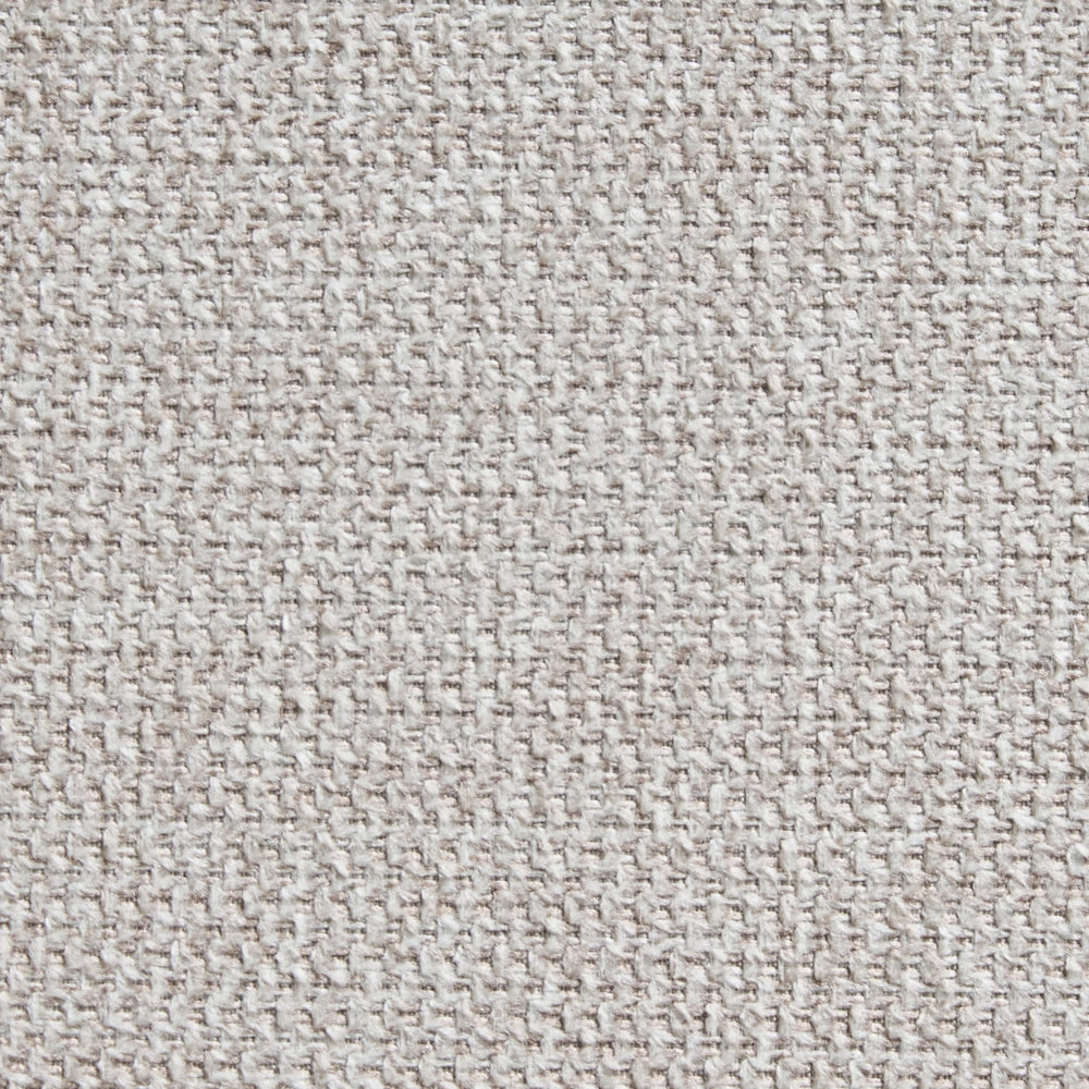 Set di 2 sedie da pranzo in tessuto Tappezzeria beige chiaro Gambe in metallo nero Design moderno e retrò