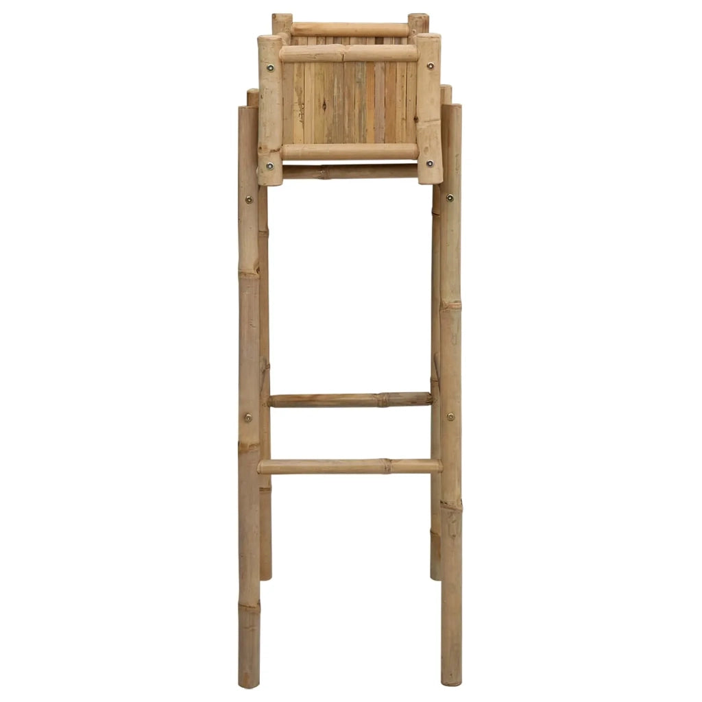 Fioriere | Cassetta per fiori | Vaso da Giardino con Supporto Naturale 50 x 38 x 114 cm Bamb¨´
