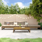 Set Salotto da Giardino 4 pz Miele in Legno Massello di Pinocod mxl 118215