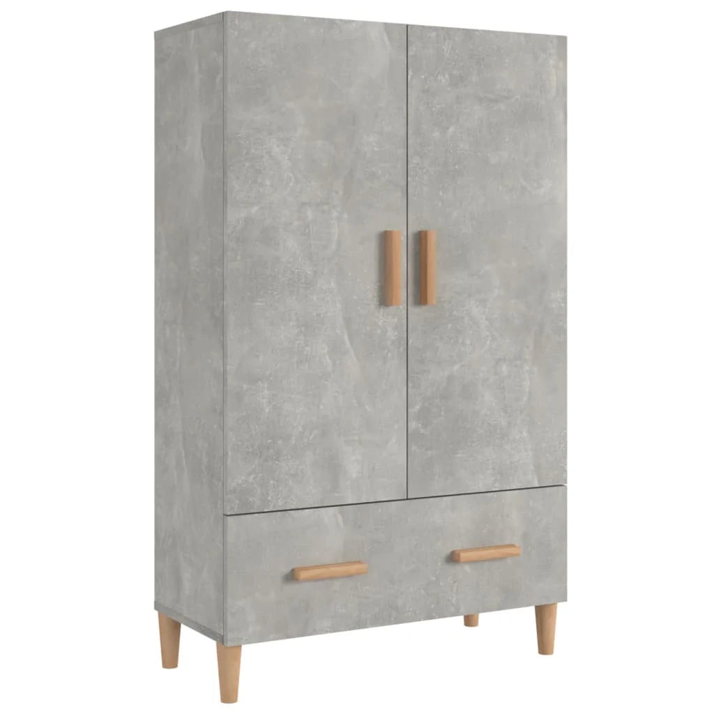 Buffet credenza cassettiera armadio mobile contenitore organizer cucina soggiorno salotto alto 70 x 31 x 115 cm legno ingegnerizzato grigio 02_0034711