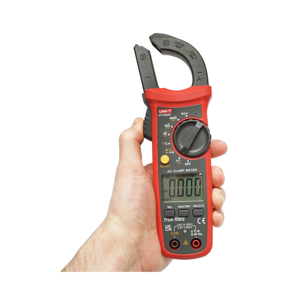 Pinza amperometrica digitale, pinza amperometrica 9 funzioni UT202R, 400A/600A, UNI-T