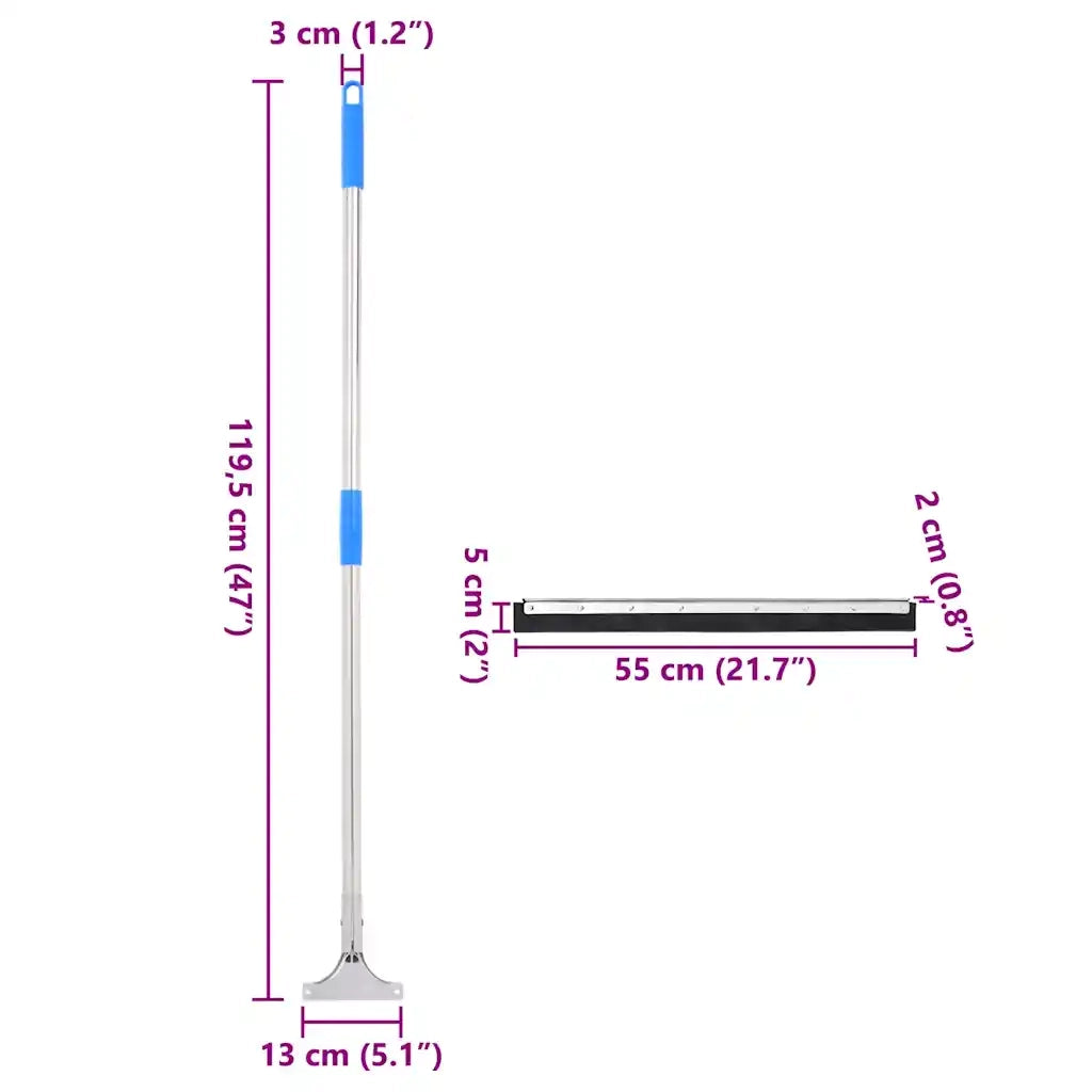Tergipavimento 55x122,5 cm in Acciaio e Gomma CFW4446165
