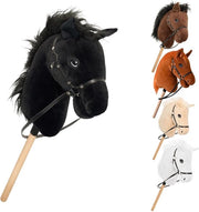 Cavalletto da Equitazione Realistico - Stemma - Testa - Morso - Attrezzi per Addestramento Dressage/Salto - Gioco di Fantasia