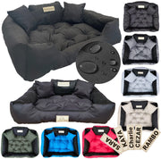 AIO FACTORY 115x95 cm KINGDOG Cuccia per cani impermeabile personalizzabile Nero