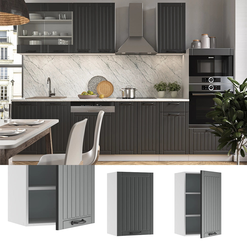 Vicco Pensile da cucina Antracite casa di campagna 45 cm